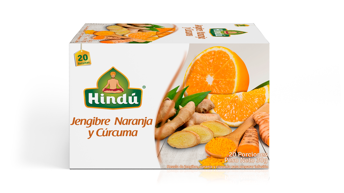 Hindu Ginger orange and turmeric tea 20ct.